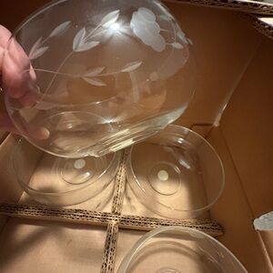 4 Vintage Princess house 5” salad bowls. New in box.
